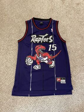 Nike Team Vince Carter Toronto Raptors NBA Jersey Mens Size Large